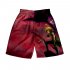 3D Digital Pattern Printed Shorts Elastic Waist Short Pants Leisure Trousers for Man F style M
