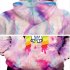 3D Digital Single Horn Horse Printing Couples Hooded Sweatshirts as shown M