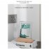3D Glass Sandscape Hourglass Led Night Light Creative Quicksand Painting Atmosphere Light Table Lamp Orange