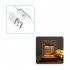 3D Glass Sandscape Hourglass Led Night Light Creative Quicksand Painting Atmosphere Light Table Lamp Blue