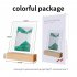 3D Glass Sandscape Hourglass Led Night Light Creative Quicksand Painting Atmosphere Light Table Lamp Blue