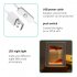 3D Glass Sandscape Hourglass Led Night Light Creative Quicksand Painting Atmosphere Light Table Lamp Blue
