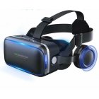 <span style='color:#F7840C'>3D</span> <span style='color:#F7840C'>Glasses</span> Virtual Reality Headset VR Box Goggles for Android iPhone Samsung black