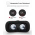3D Glasses Virtual Reality Headset VR Box Goggles for Android iPhone Samsung black