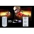 3D LED Quad Core  Projector for home  education or business use  has DPL technology Wi Fi Support and 3D functions and comes with 3D Glasses and Stand 