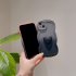 3D Love Heart Gradient Ramp Wave Edge Smart Phone Case Shockproof Protective Cover Compatible For IPhone 15 Pro Max 14 13 12 KD gradient pink blue 15plus