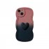 3D Love Heart Gradient Ramp Wave Edge Smart Phone Case Shockproof Protective Cover Compatible For IPhone 15 Pro Max 14 13 12 KD gradient pink blue 15plus
