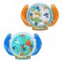 3D Maze Puzzle Game Funny Gear Labyrinth Disk Gear Balance Ball Brain Teaser Puzzle Logic Game Toys For Kids orange