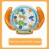 3D Maze Puzzle Game Funny Gear Labyrinth Disk Gear Balance Ball Brain Teaser Puzzle Logic Game Toys For Kids orange