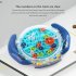 3D Maze Puzzle Game Funny Gear Labyrinth Disk Gear Balance Ball Brain Teaser Puzzle Logic Game Toys For Kids orange