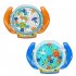 3D Maze Puzzle Game Funny Gear Labyrinth Disk Gear Balance Ball Brain Teaser Puzzle Logic Game Toys For Kids orange