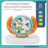 3D Maze Puzzle Game Funny Gear Labyrinth Disk Gear Balance Ball Brain Teaser Puzzle Logic Game Toys For Kids orange