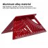3D Multi Angle Measuring Ruler  Aluminum Alloy Woodworking Angle Ruler Line Drawing Device for 3D Measuring Timber