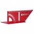 3D Multi Angle Measuring Ruler  Aluminum Alloy Woodworking Angle Ruler Line Drawing Device for 3D Measuring Timber