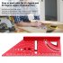 3D Multi Angle Measuring Ruler  Aluminum Alloy Woodworking Angle Ruler Line Drawing Device for 3D Measuring Timber