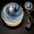 3D Planet Lamp 3 color Stepless Dimming Creative Romantic Bedroom Night Light For Christmas Birthday Gifts  80mm  starry sky