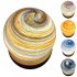 3D Planet Lamp 3 color Stepless Dimming Creative Romantic Bedroom Night Light For Christmas Birthday Gifts  80mm  sunset glow