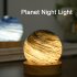 3D Planet Lamp 3 color Stepless Dimming Creative Romantic Bedroom Night Light For Christmas Birthday Gifts  80mm  sunset glow