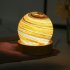 3D Planet Lamp 3 color Stepless Dimming Creative Romantic Bedroom Night Light For Christmas Birthday Gifts  80mm  sunset