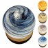 3D Planet Lamp 3 color Stepless Dimming Creative Romantic Bedroom Night Light For Christmas Birthday Gifts  80mm  sky blue