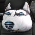 3D Printed Dog Cat face Car Headrest Neck Rest Auto Neck Safety Cushion   Car Neck Support Headrest