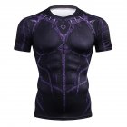 3D Printed Men Fitness Sports Tops Quick Dry Clothes Short Sleeve Cycling Yoga Running Garment 1  M