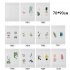 3D Printing Wall Sticker Nordic Style XPE Foam Cotton Self Adhesive Sticker for Bedroom Living Room Decor 7004