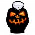3D Pumpkin Face Digital Printing Halloween Hooded Sweatshirts for Men Women N 03875 YH03 7 styles L