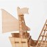 3D Sailing Boat Building Blocks DIY Handmade 3D Sailing Boat Assembly Models Decoration For Birthday Gifts sailboat