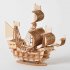 3D Sailing Boat Building Blocks DIY Handmade 3D Sailing Boat Assembly Models Decoration For Birthday Gifts sailboat