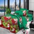 3D Santa Claus Printing Bed Sheet   Quilt Cover   Pillowcase Bedding Set