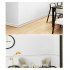 3D Self adhesive Wall Sticker Removable White Waterproof Corner Waist Line Sticker Home Decor 4cm wide and 2 3m long