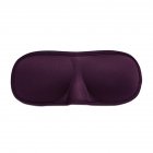 3D Sleeping Eye Shade Adjustable Blindfold Comfortable Eye Cover for Travel Nap Shift Work purple