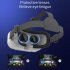 3D VR Glasses All in one Game Console Immersive Virtual Reality Glasses Headset for 4 5 7 0 Inch Screen Smartphone White