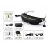 3D Virtual Screen Video Glasses provides the user a simulated 98 Inch LCD Display with 854x480 resolution and also includes 8GB Internal Memory