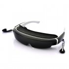 3D Virtual Screen Video Glasses provides the user a simulated 98 Inch LCD Display with 854x480 resolution and also includes 8GB Internal Memory
