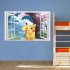 3D Wall Sticker for Kids Rooms Home Decor Cartoon Diy Posters Removable Decal 50   70CM