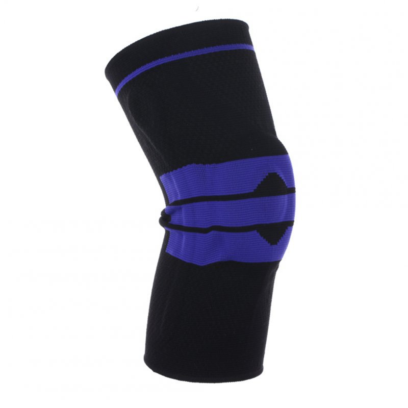 3D Weaving Protective Compression Knee Sleeve for Men & Women, Knee Brace Support for Basketball Football Sports Activities Black XL