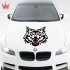 3D Wolf Totem Decals Car Stickers Full Body Car Styling Vinyl Decal Sticker for Cars Decoration white