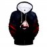3D Women Men Fashion Tokyo Ghoul Digital Printing Hooded Sweater Hoodie Tops A XL