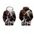 3D Women Men Fashion Tokyo Ghoul Digital Printing Hooded Sweater Hoodie Tops A XXXL