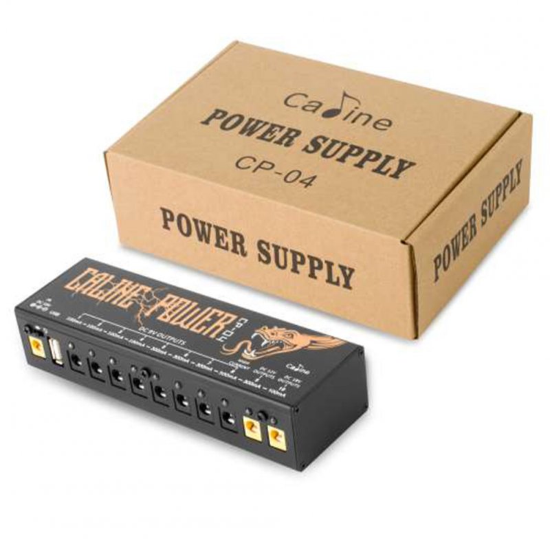 CP-04 Guitar Pedal Power Supply Guitar Effect PSU USB Charging Port Adaptor Short Circuit and Overcurrent Protection
