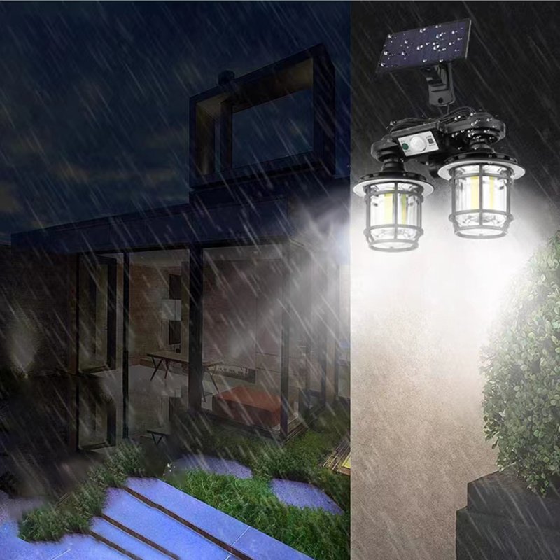 Solar Outdoor Lights 192COB Solar Powered Lights Waterproof Landscape Security Lamps For Yard Garden Driveway Pathway 