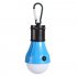 3LEDs Mini Outdoor Emergency Lamp Portable Lantern Tent Light Bulb for Camping blue
