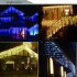 3Mx3M 300 LED Outdoor String Light Curtain Light for Christmas Xmas Wedding Party Home Decoration US Warm White