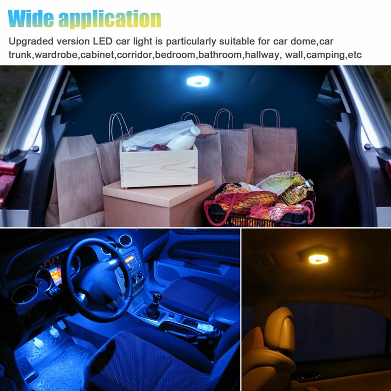 DC 5V 4w 400lm Car Reading Light USB Rechargeable Led Ceiling Dome Lamp Wireless 