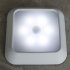 3PCS 6LEDs Square Shape Motion Sensor Night Lights Cabinet Lamp for Closet Wardrobe Hallway Bedroom White light