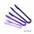 3PCS Anti Slip Bread Tong Exquisite Food Clip Kitchen Baking Tool  purple