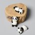 3PCS Cute Porcelain Panda Chopstick Rest Exquisite Chopstick Holder Kitchen Supplies  Random Style  3pcs