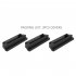 3PCS Drone Battery Charging Port Dust Cover for DJI Mavic Air 2 Drone Accessories Dampproof Hood Short circuit Protector black